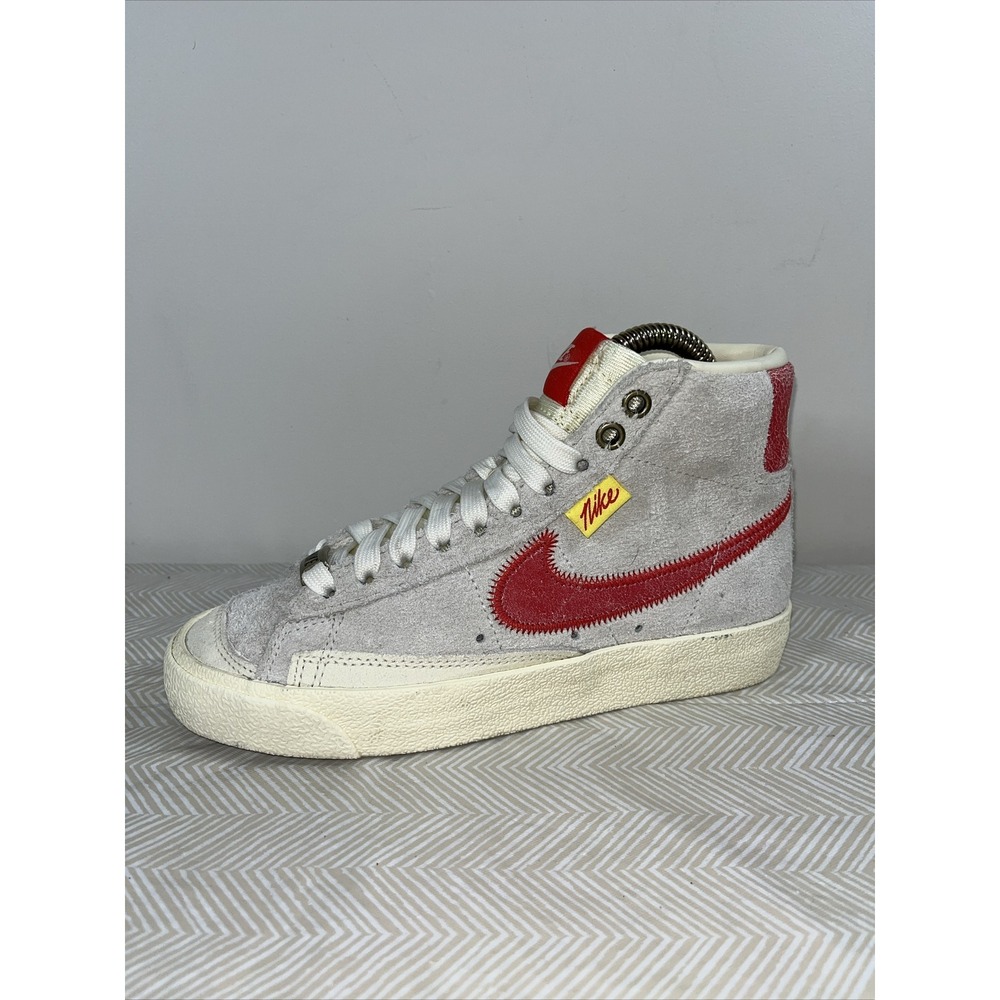 Nike Blazer Mid '77(GS) Premium Shoes Youth Size 3.5 Y Sail Coconut DO7226-100‎